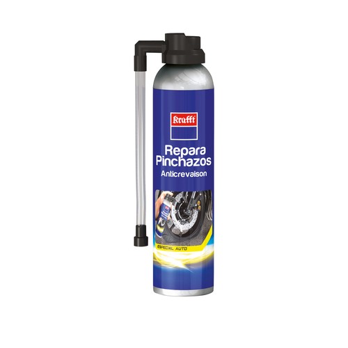 Spray de 405 mililitros, reparador de pinchazos 3CV.