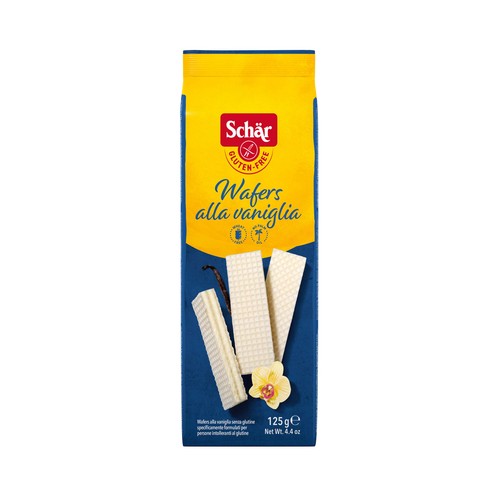 SCHÄR Galleta Barquillo de vainilla Sin Gluten 125 g.