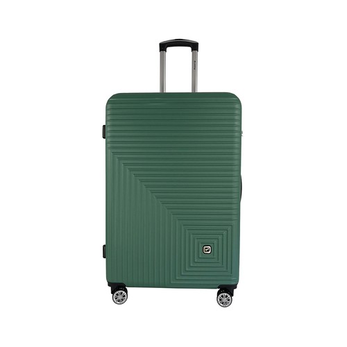 Maleta grande  color azul con 8 ruedas, tamaño 75cm, AIRPORT ALCAMPO.