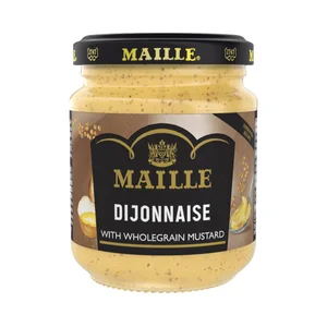 MAILLE Dijonnaise Mostaza con granos enteros 185 g.