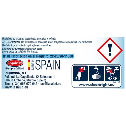 LA SALUD Desinfectante de oxígeno activo original 1l.