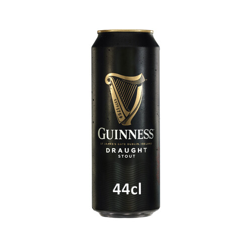 Cerveza negra GUINNESS DRAUGHT lata 44 cl.