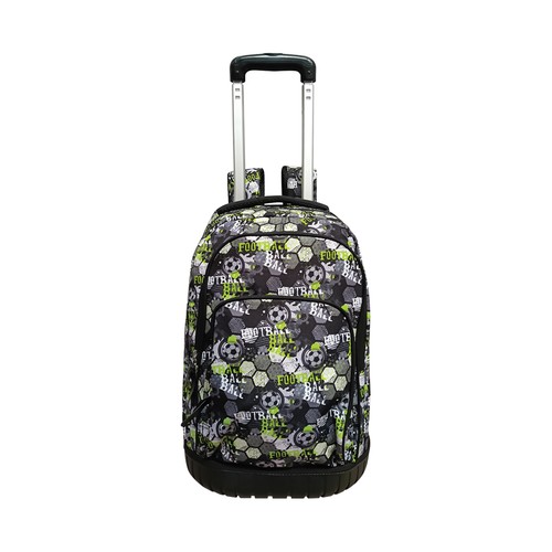 Mochila con ruedas 18x32x43 cm Fútbol. MITOS