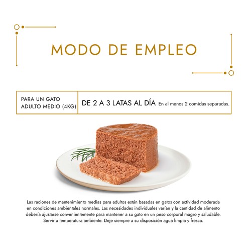 PURINA GOURMET Comida para gatos húmeda a base de mousse de pescado 8 uds. de 85 gr.