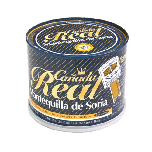 CAÑADA REAL Lata de mantequilla de Soria sin sal CAÑADA REAL 500 g.