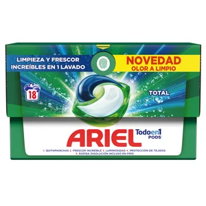 ARIEL Detergente cápsula 18 DS