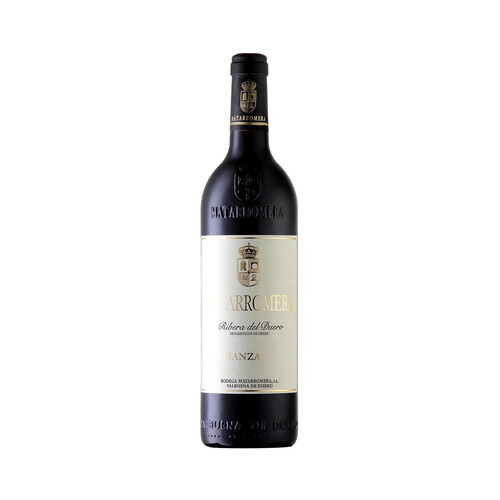 Vino tinto crianza con denominación de origen Ribera del Duero MATARROMERA botella de 75 cl.