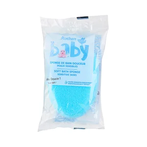 ALCAMPO BABY Esponja de baño ultra suave para pieles sensibles.