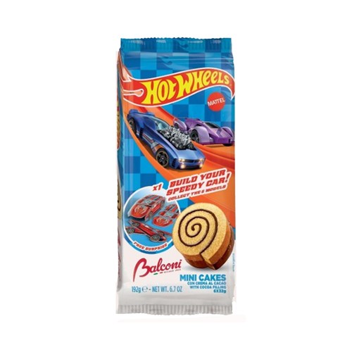 BALCONI Bizcochitos con regalo Hot Wheels 192 g.