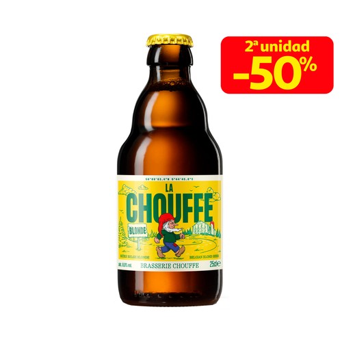 Cerveza de importación Belga LA CHOUFFE 33 cl.