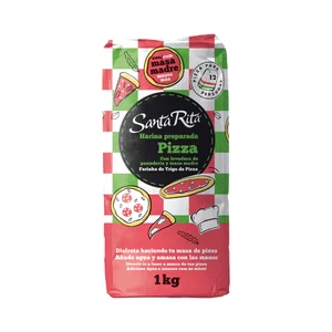 SANTA RITA Harina especial para pizza con levadura y masa madre 1 kg