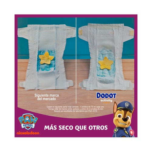 DODOT Activity Pañales talla 4+ (10-15 kg) 52 uds.