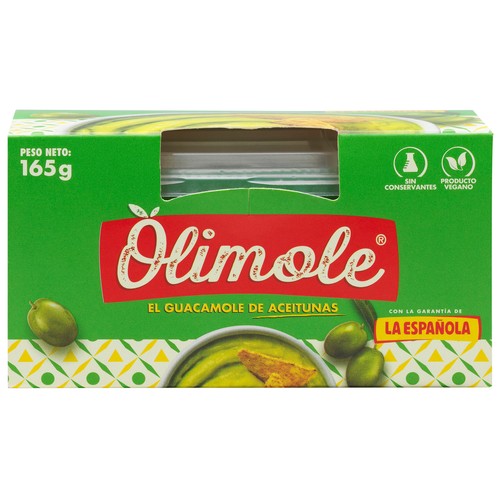 LA ESPAÑOLA Salsa de aceitunas estilo guacamole, con un toque de jalapeño picante 165 g.