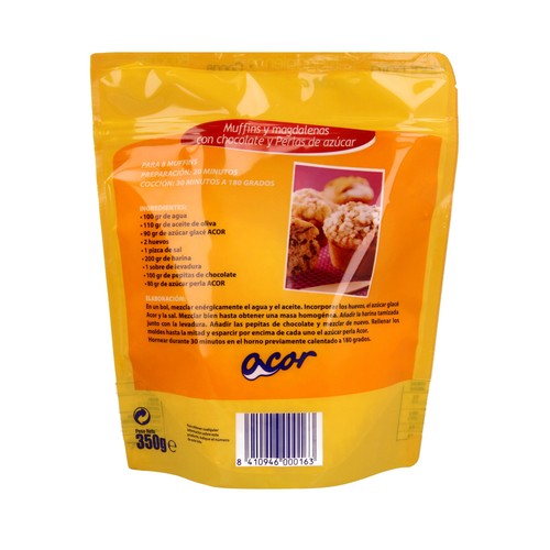 ACOR Azúcar blanco en perlas 350 g.