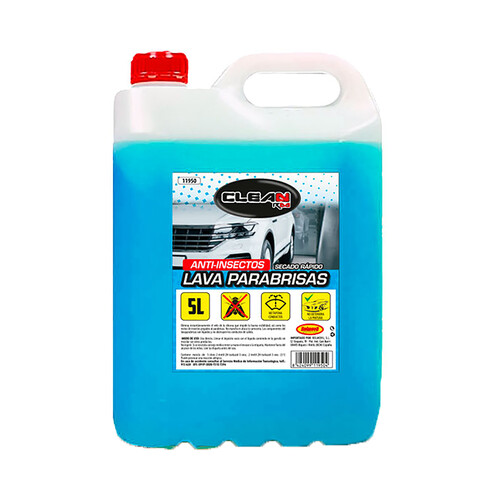 Liquido limpiaparabrisas antimosquitos, 5 litros, ROLMOVIL.