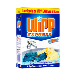 Imagen de WIPP EXPRESS Detergente en polvo con acciòn quirtamanchas para lavar a mano 500 g.