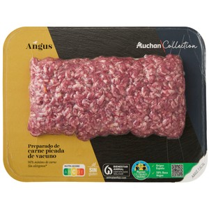 ALCAMPO CULTIVAMOS LO BUENO Preparado de carne picada de vacuno Angus de origen nacional  400 g.