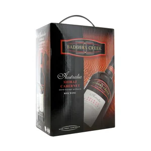 BADGERS CREEK Vino tinto de Australia BADGERS CREEK bag in box 3 l.