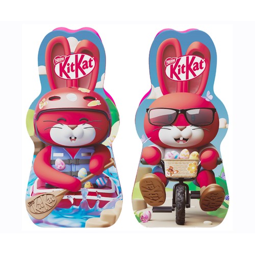 KIT KAT Lata con figuritas de chocolate 110,8 g.