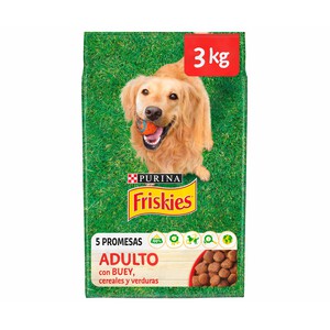 FRISKIES Comida para perros adultos a base de carne FRISKIES 3 kg.