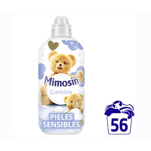 Imagen de MIMOSÍN CARICIAS Suavizante concentrado hipoalergénico 1008 ml, 56 lavados.