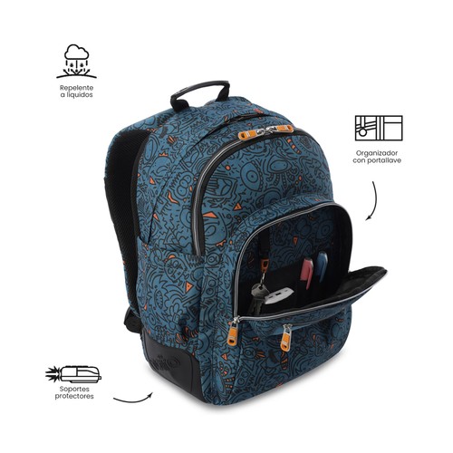 Mochila TOTTO Rayol diseño Grafer