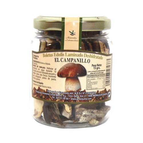 EL CAMPANILLO Boletus deshidratado edulis laminado 15 g.