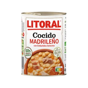 LITORAL Cocido Madrileño lata de 440 g.