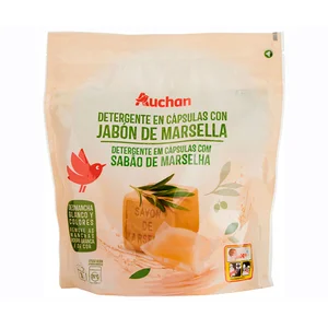 PRODUCTO ALCAMPO Detergente en cápsulas con jabón de Marsella 30 ds.