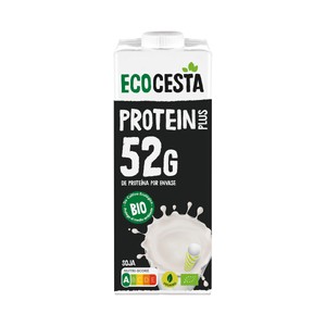 ECOCESTA Protein plus Bebida vegetal de soja ecológica, con alto contenido en proteinas 1 l.