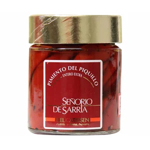 SEÑORÍO DE SARRIÁ Pimientos del Piquillo enteros D.O. Lodosa SEÑORÍO DE SARRIÁ 180 g.