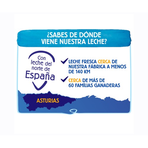 NESTLÉ Leche (2) de crecimiento con cereales, a partir de 3 años NESTLÉ Junior 6 x 1 l.