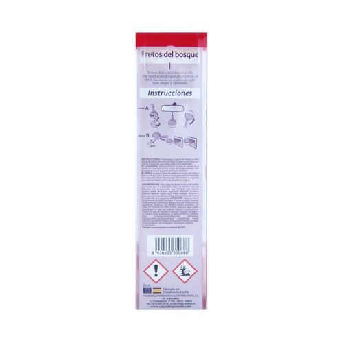 CRISTALINAS Ambientador para coche con aroma frutas del bosque (optimismo) 1 ud.