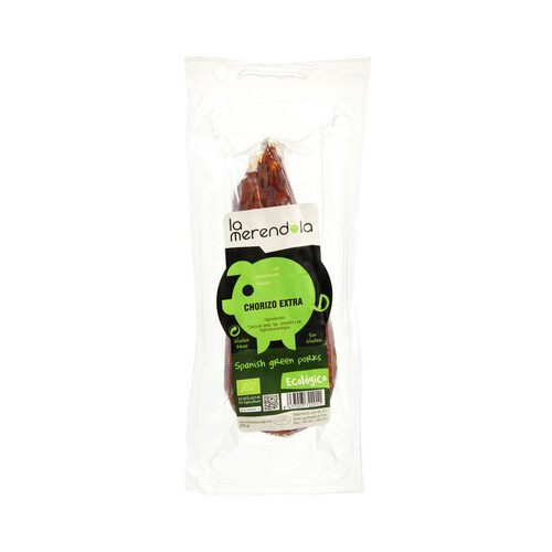 Chorizo Sarta dulce ecológico LA MERENDOLA 200 g.