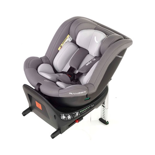 Silla auto giratoria NURSE by JANÉ RANGER ISOFIX, desde 0 meses a 150cm, color gris.