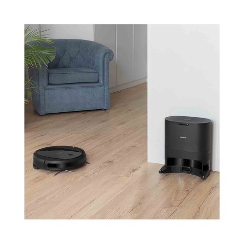 Robot aspirador y friegasuelos con base de autovaciado CECOTEC Conga 2290 Ultra Home, Wi-Fi, APP control, 2100Pa, programable, especial mascotas.