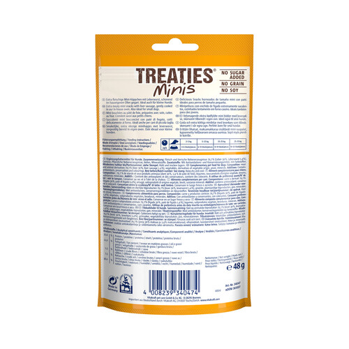 VITAKRAFT Snacks para perro Treaties Minis de Paté VITAKRAFT 48 gr.