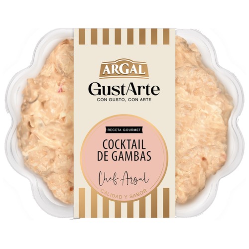ARGAL Gustarte Cocktail de gambas receta gourmet 220 g.
