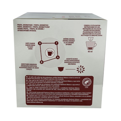 PRODUCTO ALCAMPO Café en cápsulas Espresso Intenso I9, 30 uds.