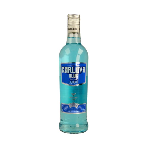 KARLOVA blue Bebida espirituosa de vodka azul botella de 70 cl.