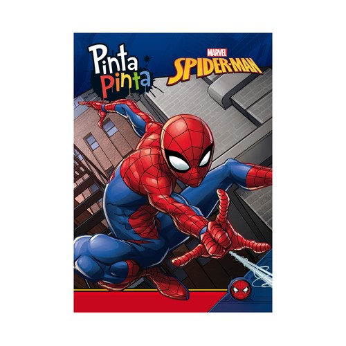 Pinta, pinta Spiderman, VV.AA. Género: infantil. Editorial Marvel.