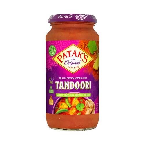PATAK"S Salsa mezcla de tamarindo , cilantro y comino, Tanddori 450 g.