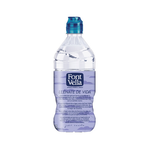 FONT VELLA Agua mineral botella 75 cl.