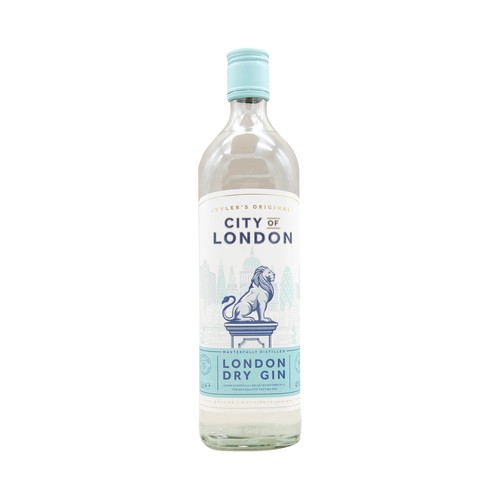 TYLER´S City of London Ginebra tipo London Dry Gin botella 70 cl.