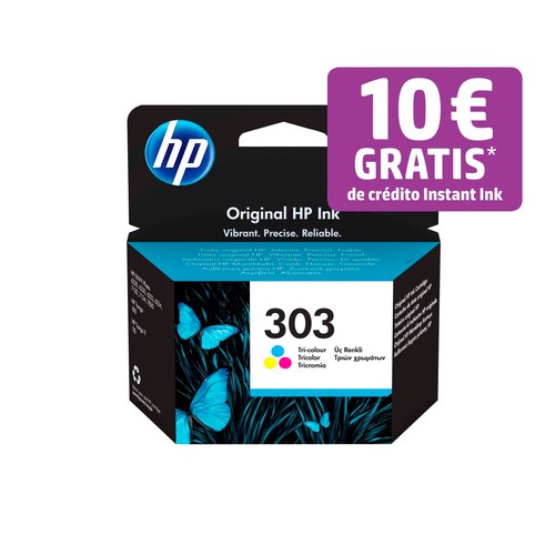 Cartucho de tinta original HP 303 T6N01AE, tricolor..