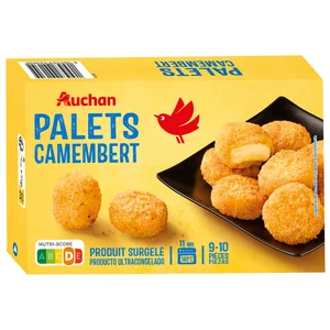 AUCHAN Bolitas prefrintas de queso Camembert empanado 200 g Producto Alcampo.