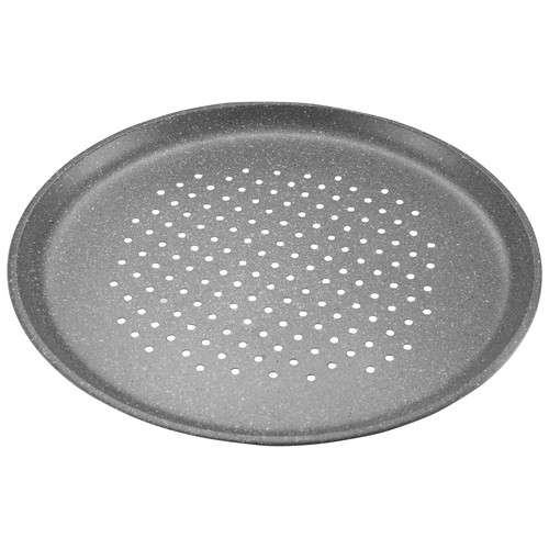 Bandeja pizza redonda antiadherente efecto piedra, 32cm. ACTUEL.