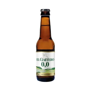 EL GAITERO Sidra espumosa sin alcohol (0.0%) botella 25 cl.