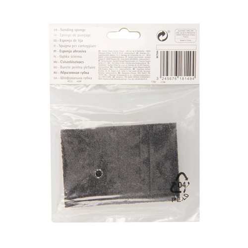 Taco de lija rectangular de 100x70x25 milímetros PRODUCTO ECONÓMICO ALCAMPO.