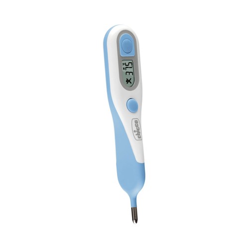 CHICCO Termómetro digital de sonda corta y diseño anatómico CHICCO Easy 2 in 1.